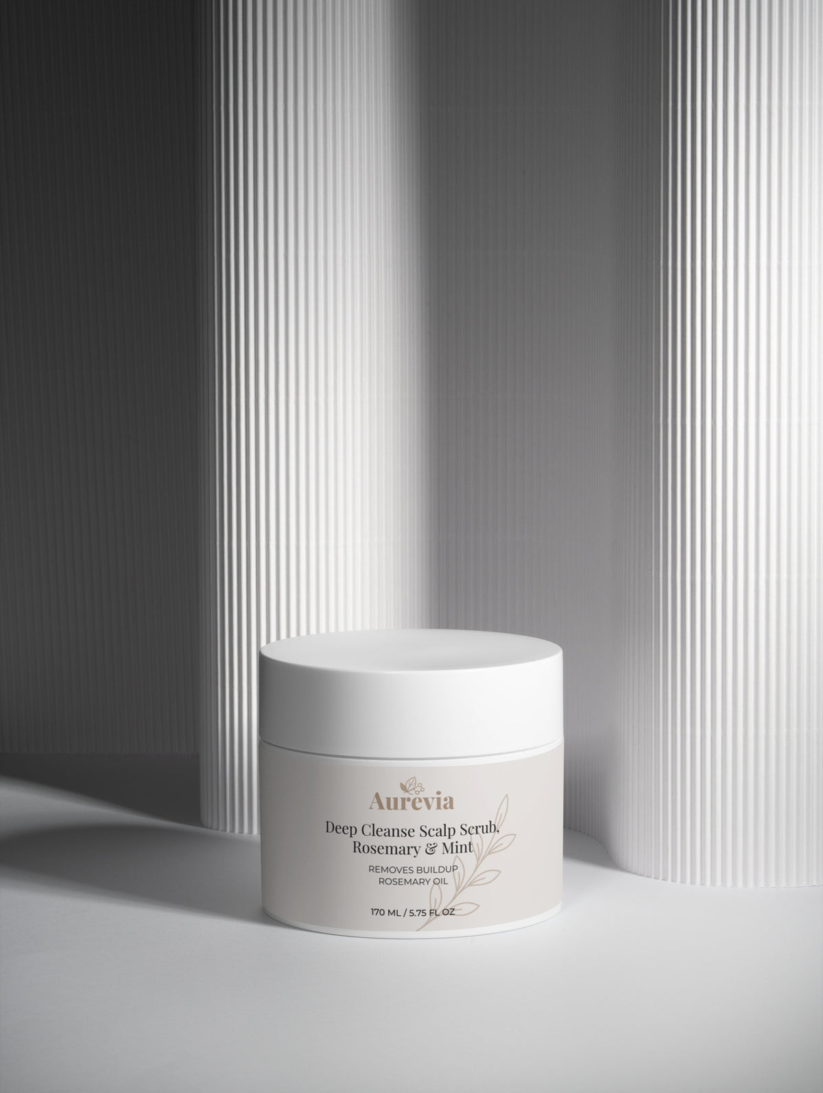 Aurevia Deep Cleanse Scalp Scrub with Rosemary & Mint for removing buildup
