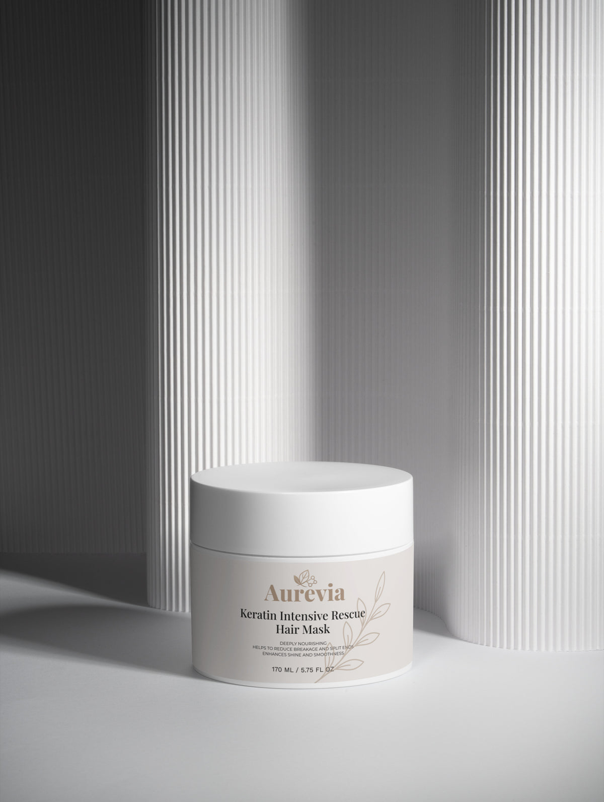 Aurevia Keratin Intensive Rescue Hair Mask for nourishing, smooth, and shiny hair care